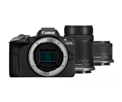Aparat CANON EOS R50 + RF-S 18-45mm IS STM + RF-S 55-210mm IS STM 5811C023